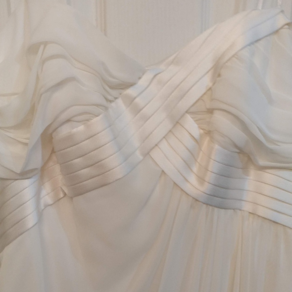 🆕A.B.S. Ivory Sweetheart Formal Dress Gown - Picture 2 of 8